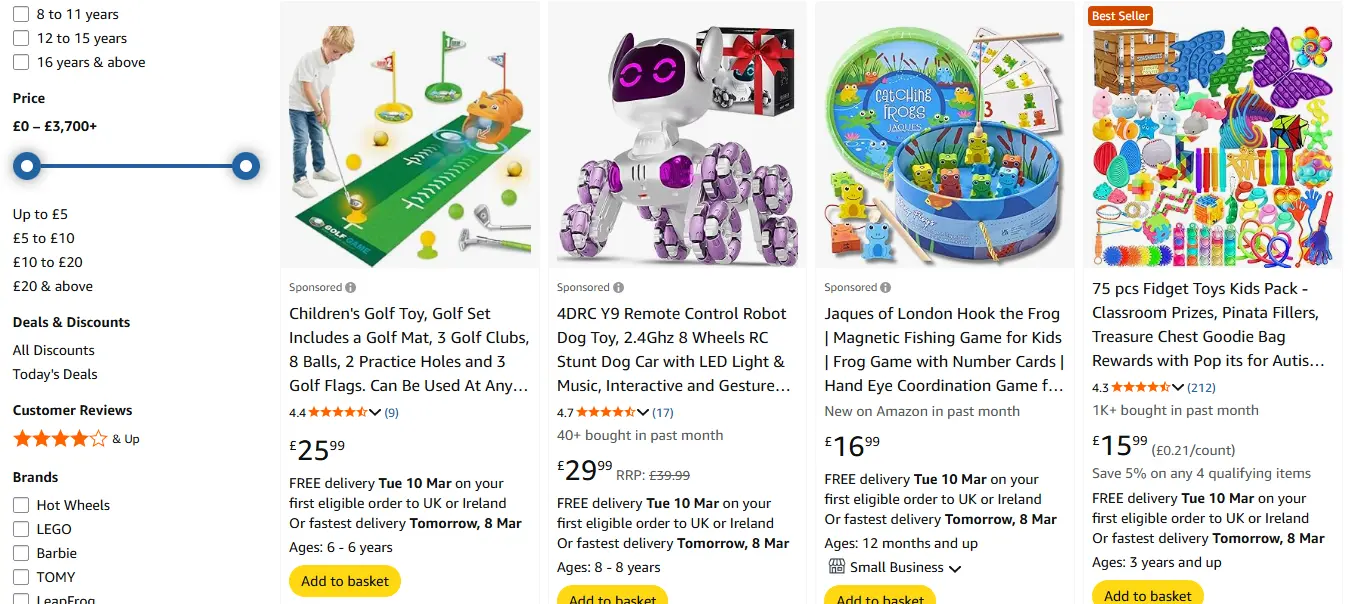 Amazon ads warrington